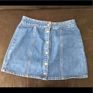 Brandy Melville Jean Skirt